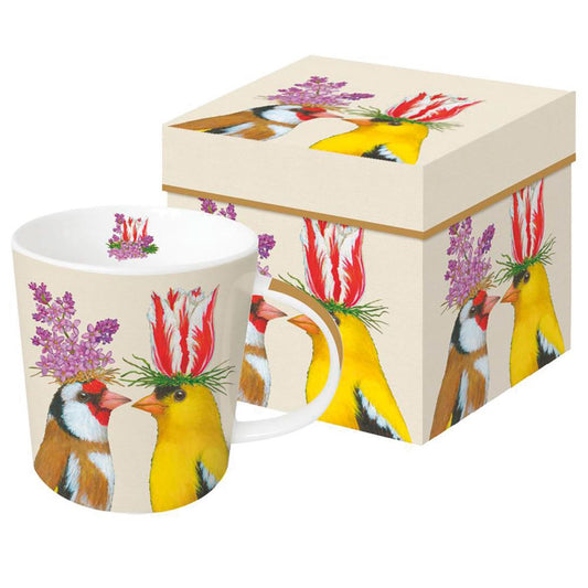 tasse Spring Romance porcelaine fine 0,4 L Vicki Sawyer oiseau