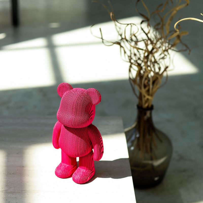 Statuette ours en carton design  décoration moderne mtboutique