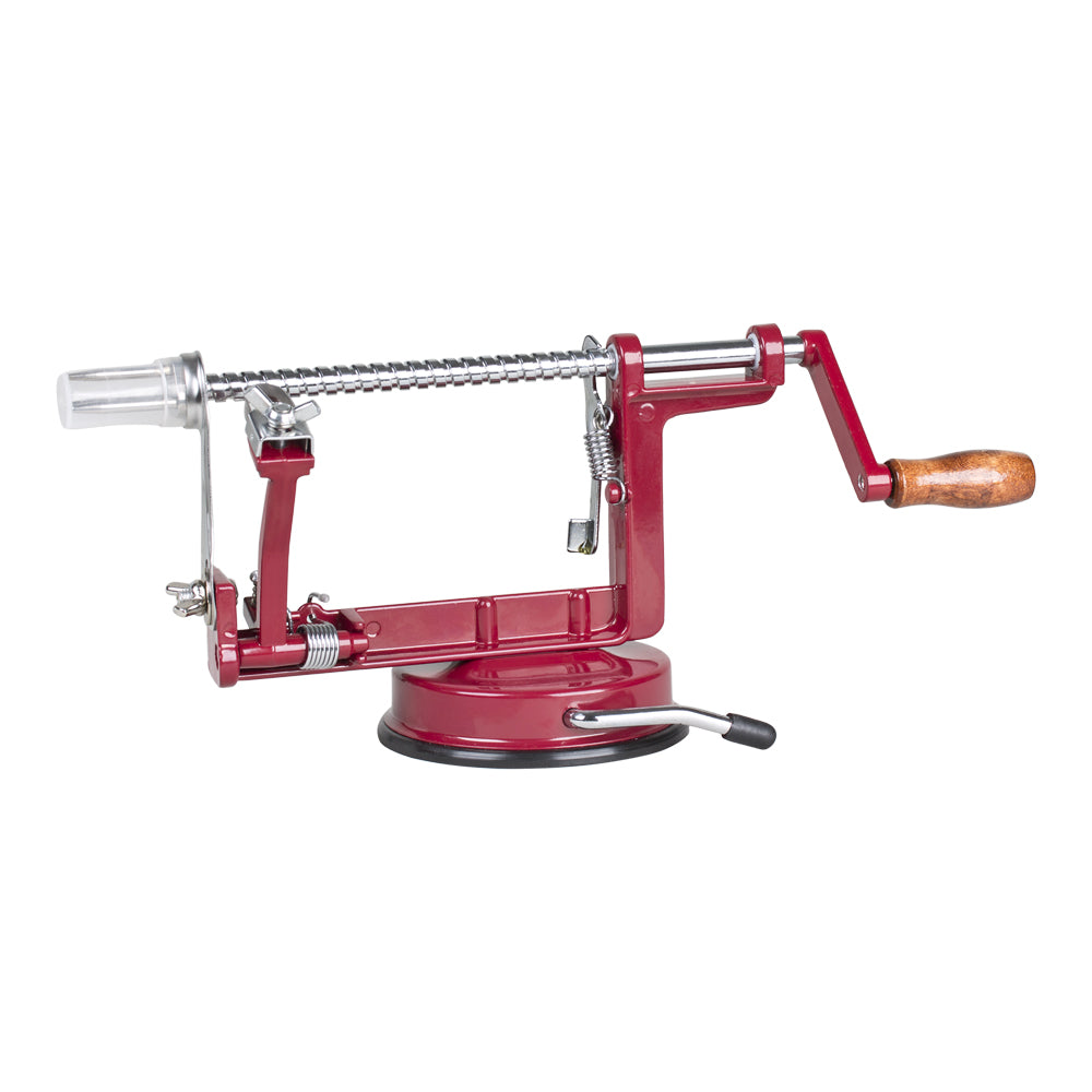 pèle pommes rouge à ventouse Trend’Up en métal