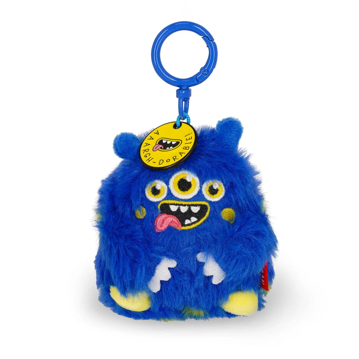 Porte-clés peluche Monster Legami Super Soft Tiny Aaargh-dorable breloque émaillée mousqueton zinc – MT Boutique