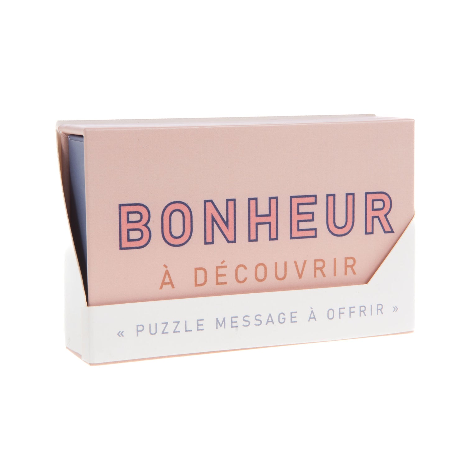 Boîte de puzzle compacte Amadeus Les Petits pour annonce familiale, design papier-carton léger.
