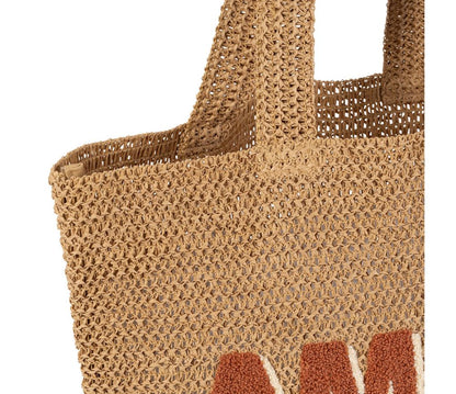 Zoom sur la matière du sac cabas Amore