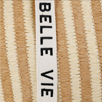 Finition raphia sac cabas belle vie