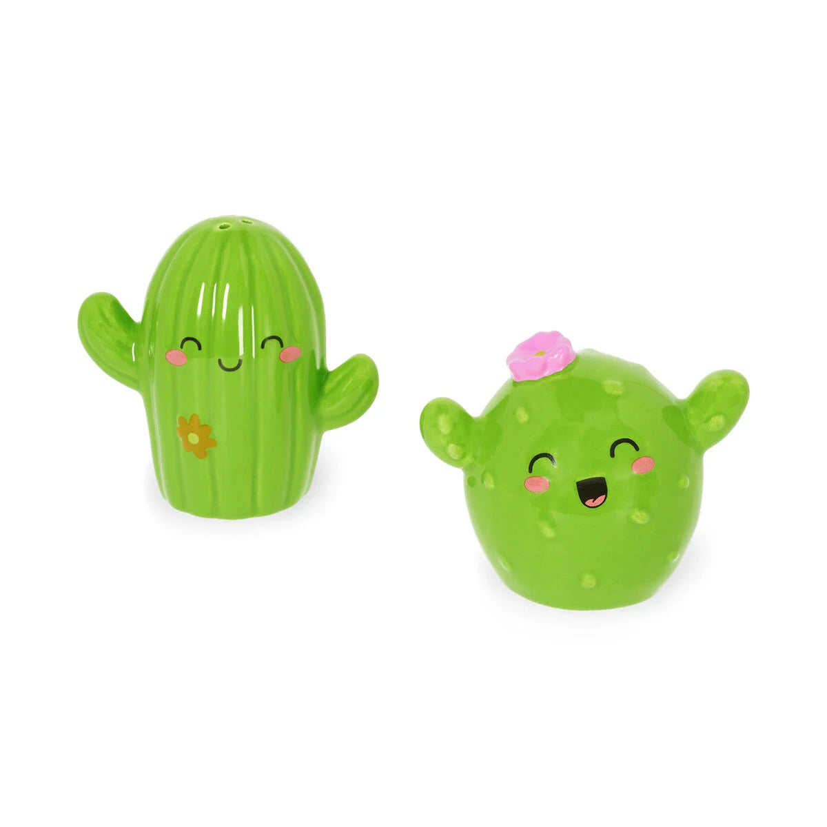 Ensemble salière poivrière céramique cactus couple Salt Pepper Legami – MT Boutique