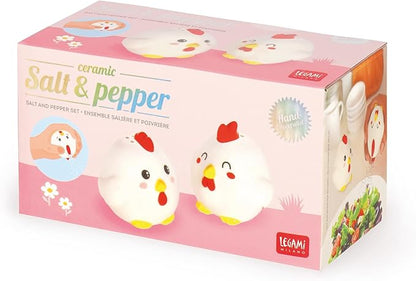 duo poules céramique salière poivrière Legami