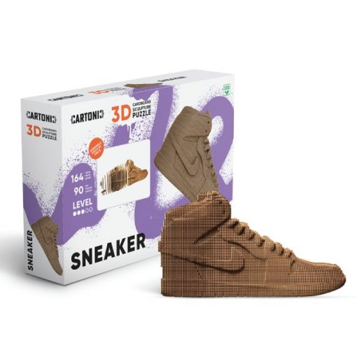 Puzzle 3D Sneaker CARTONIC® assemblé en carton recyclé