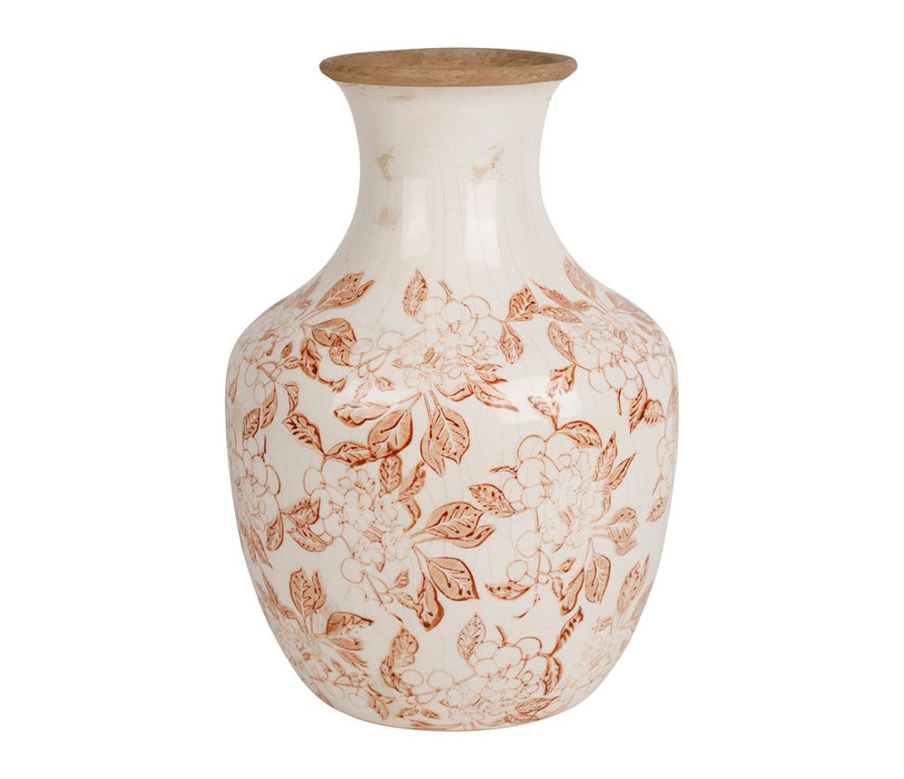 Vase Sinhoue rouge antique de 31 cm de hauteur Yliades.